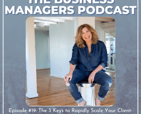 The 3 Keys to Rapidly Scale Your Client-Based Business to 6-Figures and Beyond with Jeannie Spiro